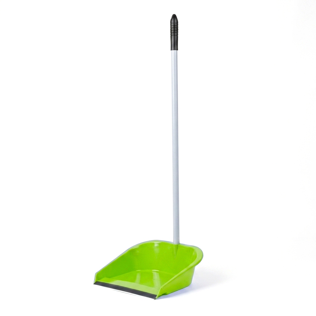 Recogedor de Basura con Mango de Aluminio Revestido en Vinyl