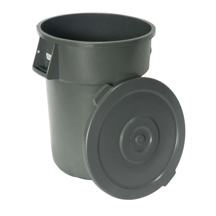 Cesto para Basura 180L-44G Gris Con Tapa Bolsa38