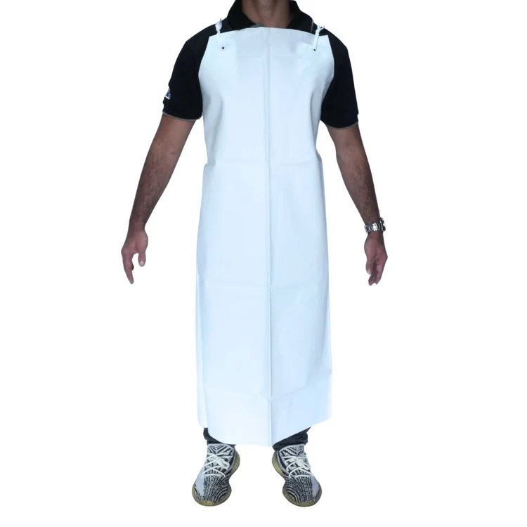 Delantal de PVC Blanco